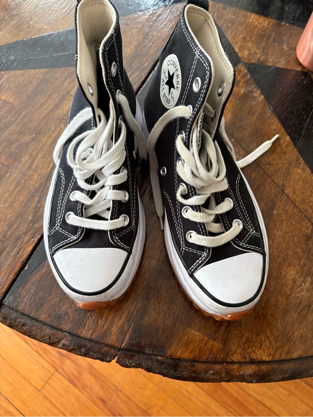Converse Kids High Top Sneakers - Black & White